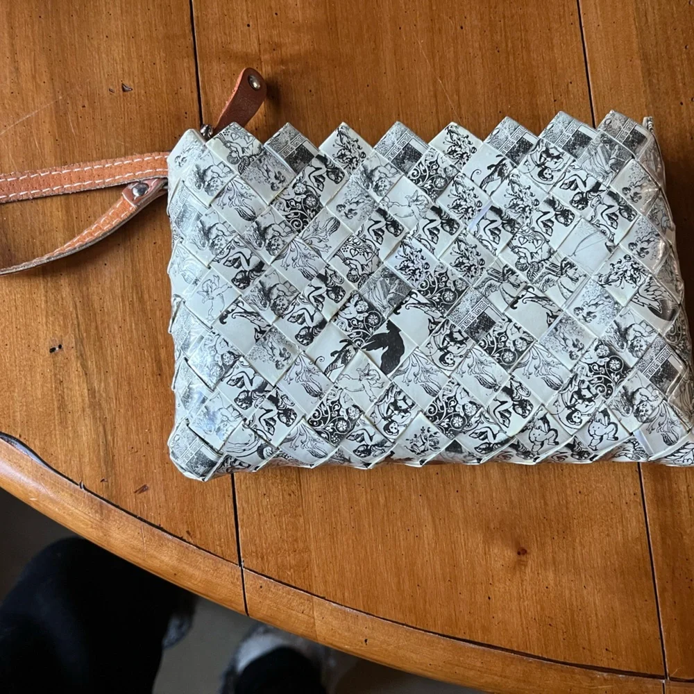 Stunning One of a Kind Wristlet with Cherub Design